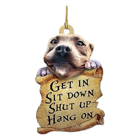 

[Clearance sale!]Car Dog Pendant Pendant Car Key Backpack Pendant Double-sided Cute Car Accessories Hanging