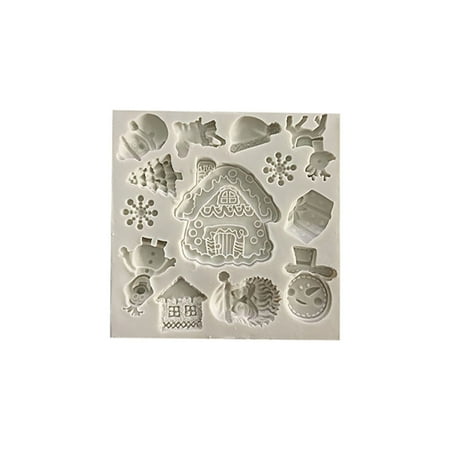 

Christmas Decorations Christmas Collection Fondant Cake Mould Chocolate Mould Cake Decoration Silicone Mould Chocolate Mould Christmas Gifts Silica Gel As Show