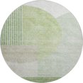thumbnail image 2 of Addison Rugs Mayfield Washable Transitional Modern Olive Round Rug, 8' x 8', 2 of 5