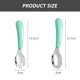 thumbnail image 2 of Utensilios para niños pequeños con estuche, cucharas y tenedores para niños con autoalimentación, cubiertos para bebés de acero inoxidable, juegos de cubiertos para niños, 2 of 5