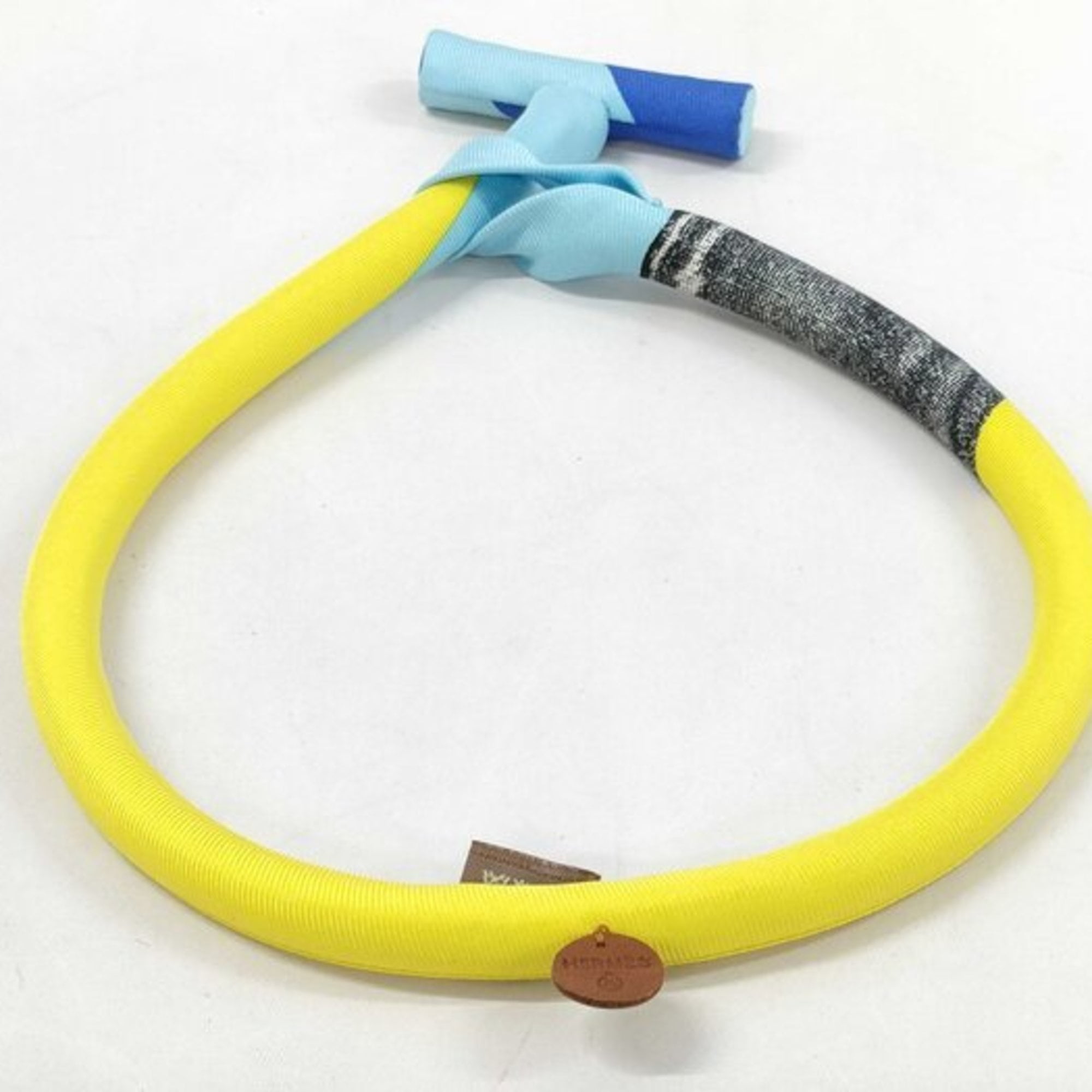 Pre-Owned HERMES Petit H Choker - Multicolor 100% Silk for Men and Women (Good)