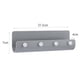 thumbnail image 4 of Organizador de pared elegante, gancho adhesivo de pared con múltiples funciones para tus artículos esenciales diarios (blanco), 4 of 8