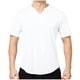 thumbnail image 2 of pstuiky camiseta de hombre, Camiseta deportiva y de fitness para hombre, informal, moderna, de color liso, con cuello redondo y manga corta. camisetas de hombre m, 2 of 8