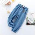 thumbnail image 2 of Ketyyh-chn99 Boys Jeans Baggy Straight Leg Waist Loose Denim Pants with Pockets Size for 80,Blue, 2 of 3