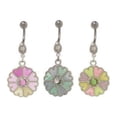 thumbnail image 1 of Bague de Nombril Suspendue Fleur Pastel, 1 of 3