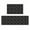 A11, variant on Kitchen Mat [2 PCS] Cushioned Anti-Fatigue Kitchen Rug, Waterproof Non-Slip Kitchen Mats and Rugs Heavy Duty PVC Ergonomic Comfort Foam Rug for Kitchen, Floor Home, Office, Sink, Laundry