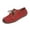 Red, variant on Willtoo Womens Oxford Shoes Lace Up Comfort Casual Square Toe Flat Loafers Low鈥慣op Lightweight Comfort Walking Shoes Non Slip Breathable Daily Fashion Flats