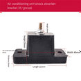 thumbnail image 5 of 4 Pack Cushion Air Conditioner Rubber Shock Absorbing Anti-Vibration Isolator Pads Bracket Black, 5 of 5
