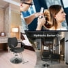 OUTAD Hydraulic Salon Beauty Salon Hair Styling Barber Chair (Black)