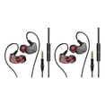 thumbnail image 2 of Kearding Auriculares con cable Micrófono Auriculares de control de línea con conector de 3,5 mm Gris 2piezas, 2 of 6