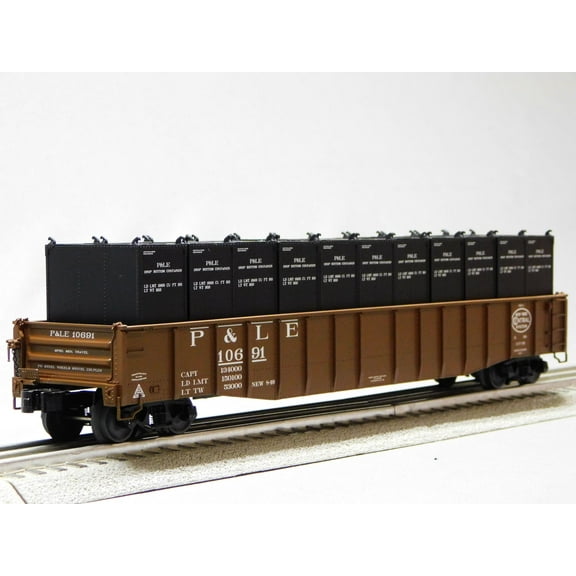 Lionel P&LE PS-5 Gondola W/ CONTAINERS O Gauge 2426290