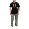 thumbnail image 5 of CafePress - We're Engaged Christmas Men's Dark Pajamas - Men's Dark Loose Fit Cotton Pajama Set, 5 of 7