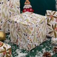 thumbnail image 4 of Christmas Wrapping Paper Rolls Green Reindeer Leaves Xmas Tree Watercolor Holiday Gift Wrap Craft Art Paper for Party DIY Wrapping Supplies, 58x23in, 3 Roll, 4 of 8