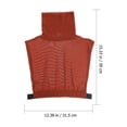 thumbnail image 2 of ADDHAT 1Ud Falso Cuello Estirado Para Mujer Beige Accesorio De En Nylon Para Suéteres Y Chaquetas, 2 of 6
