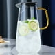 thumbnail image 2 of Jarra de vidrio grande de 54 oz: jarra de agua transparente, jarra de bebidas, jarra de té helado, 2 of 8