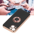 thumbnail image 3 of Fondo para Teléfono Con Anillo, Elegante Fondo A Prueba de Golpes para I13, Soporte de Anillo de Metal, Funda Protectora de Tpu Ultrafina y Ligera, Chapada en Oro Rosa Con, 3 of 7