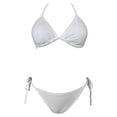 thumbnail image 1 of Traje de Baño Ocean Pacific para Mujer Bikini con Crochet y Cintas Ajustables en Top y Bikini Blanco Talla CH 2 Piezas, 1 of 4