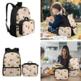 thumbnail image 4 of Bulopur Pink Daisy Print Kids Backpack Set 4 Pcs Cartoon Breathable Kids School Bag with Lunch Box, Pencil Case and Water Bottle Cover for Toddler Preschool Girls, 4 of 7