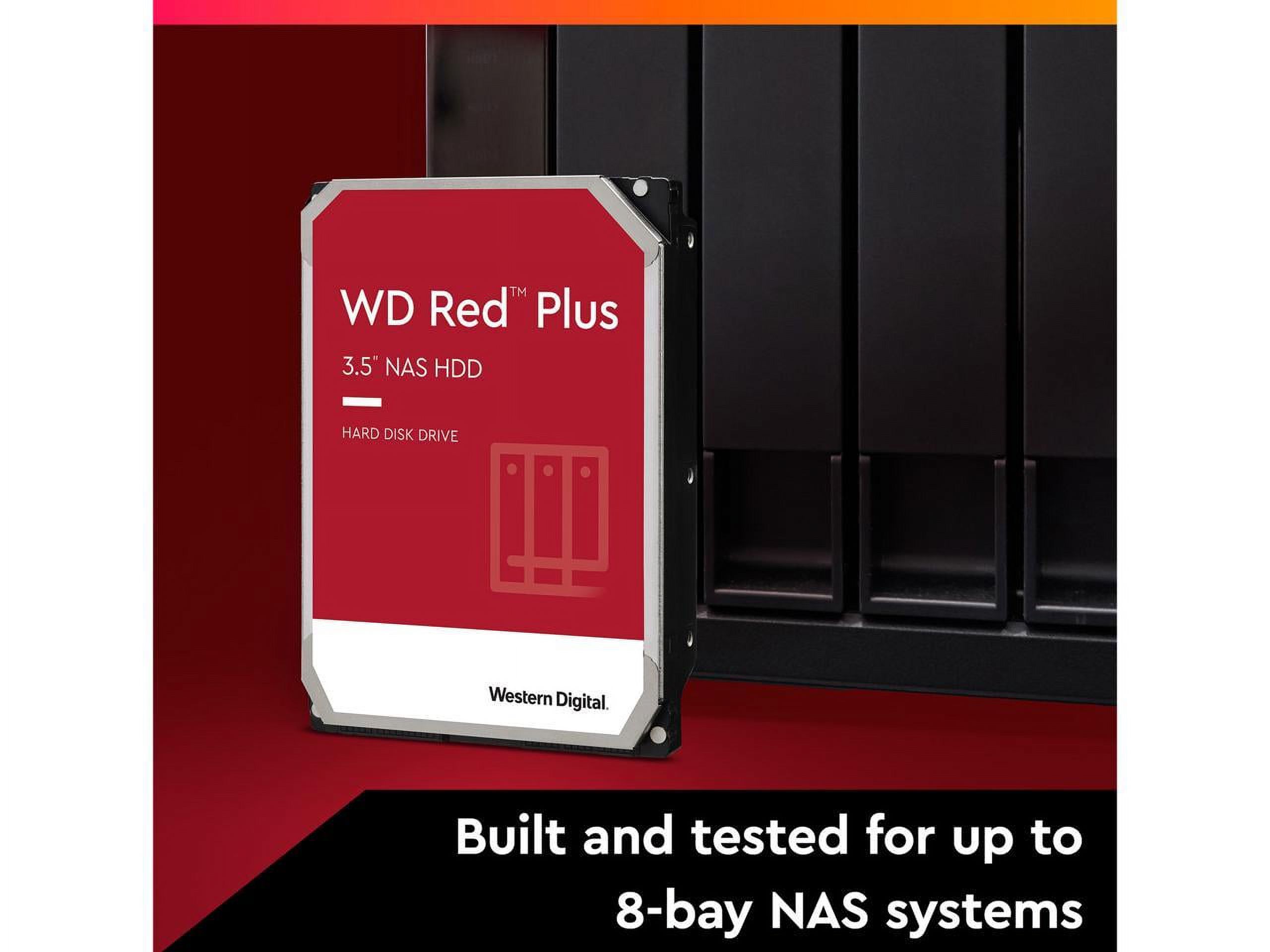 Western Digital Red 6TB NAS Internal Hard Drive (WD60EFAX) – 5400 RPM SATA III 3.5 Inch