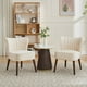 thumbnail image 3 of Yeshouse Velvet Accent silla para sala de estar - silla de salón moderna de mediados de siglo con patas de madera, silla Wingback de 300 libras de capacidad, 3 of 8
