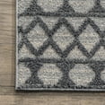 thumbnail image 3 of nuLOOM Cameron High Low Textured Moroccan Area Rug, 2' 8" x 8', Runner, Cameron Grey, 3 of 5
