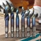 thumbnail image 4 of Juego brocas para taladro combinado HSS M3-M10 6 piezas Broca metal con vástago hexagonal (azul), 4 of 9