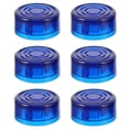 thumbnail image 1 of 6Pcs Plastic Guitar Stomp Knobs Pedal Caps Guitar Effect Foot Nail Caps, 1 of 1
