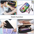 thumbnail image 2 of Geometry Dash Big Capacity Pencil Case, Aesthetic Pen Pouch Storage Bag, Office Supplies Organizer, Pen Cases Pencil Bag with Multiple Compartments, 2 of 7