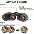 thumbnail image 3 of HLONK Portable Binoculars  Suitable for Bird Watching  Sports  Travel  Concerts  with Carrying Bag, 3 of 5