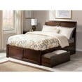 thumbnail image 4 of Portland Platform Bed with Matching Foot Board with Twin Size Urban Trundle Bed, Multiple Colors, Multiple Sizes, 4 of 11