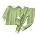 thumbnail image 3 of gljltg Toddler Boys Girls Fall Outfits Little Dude Color Block Long Sleeve Sweatshirts and Long Pants 2Pcs Clothes Set, 3 of 5