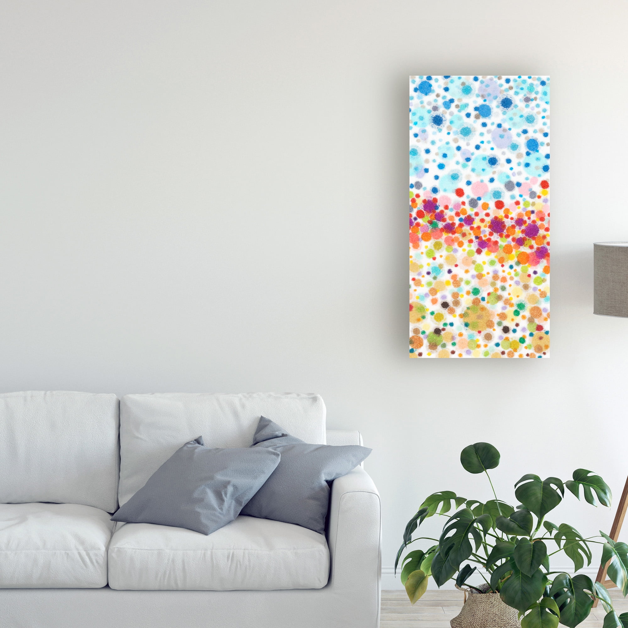 Trademark Fine Art 'Dot Play Ii' Canvas Art by Nikki Galapon