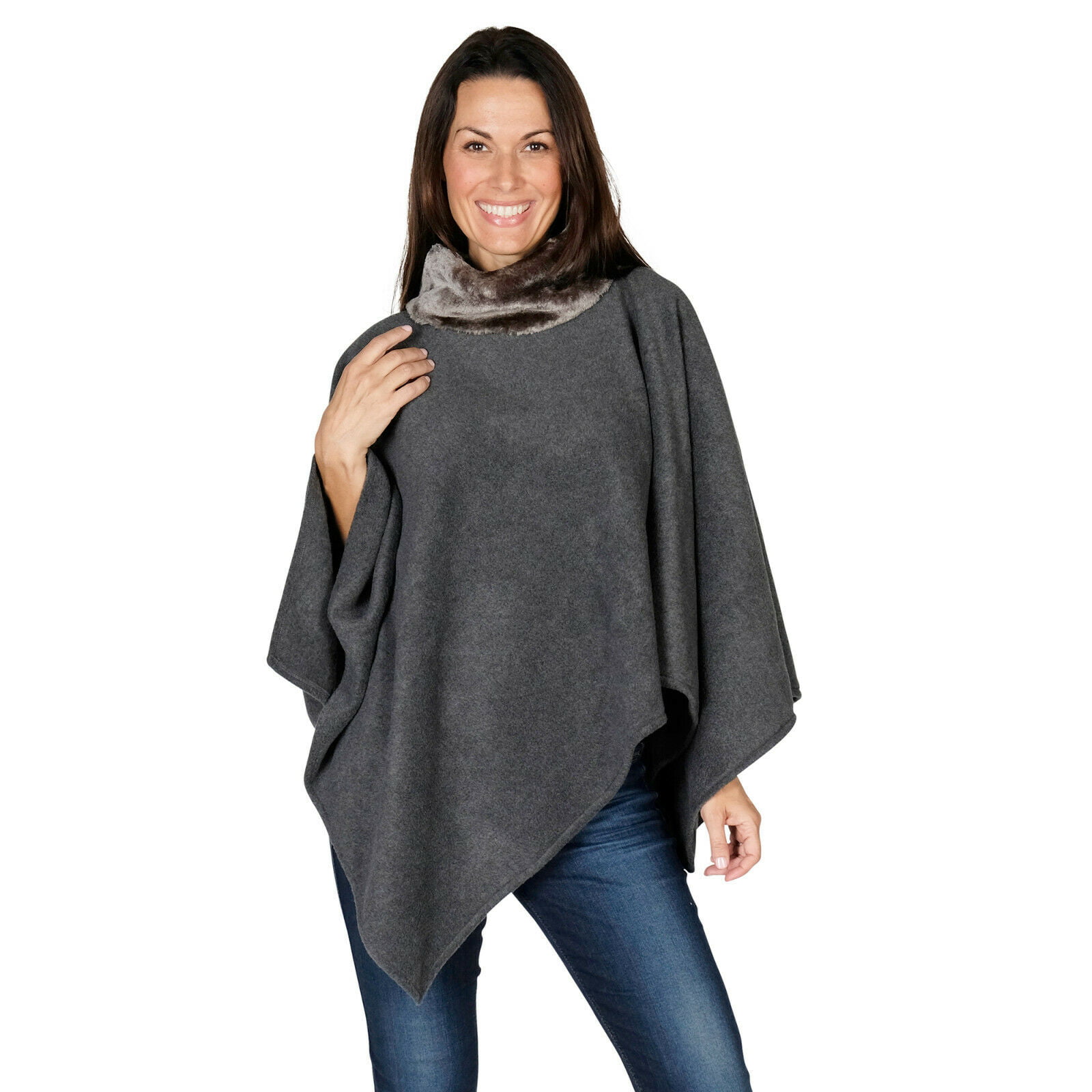 Lord Daniel Women's Knitted Long Poncho Top - Winter Collection ...