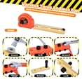 thumbnail image 6 of WLBES Kids Tool Set, Toddler Tool Belt with Pliers & Tools, Toy Drill, Plastic Play Tools, Pretend Construction Toys for Kids Ages 3+, Birthday Gift & Party Favors, 6 of 10