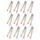 thumbnail image 1 of Uxcell 12-Pack Mini Pinzas de Servicio, 4.3 Pulgadas Mini Pinzas de Acero Inoxidable para Cubos de Azúcar y Hielo [Colorido], 1 of 6