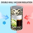 thumbnail image 2 of 20oz Coffee Tumblers Zebra and Leopard Print Pattern Stainless Steel Vacuum Insulated Travel Tumbler Coffee Cups Mug with Lid and Straw with Cleaning Brush for Cold & Hot Drinks, 2 of 5