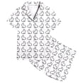 thumbnail image 3 of MIASHUI Pyjamas Peints à la Main pour Garçons et Filles, Ensemble de Pyjamas de Dessin Animé pour Enfants, Blanc, 10-11 Ans, 3 of 6