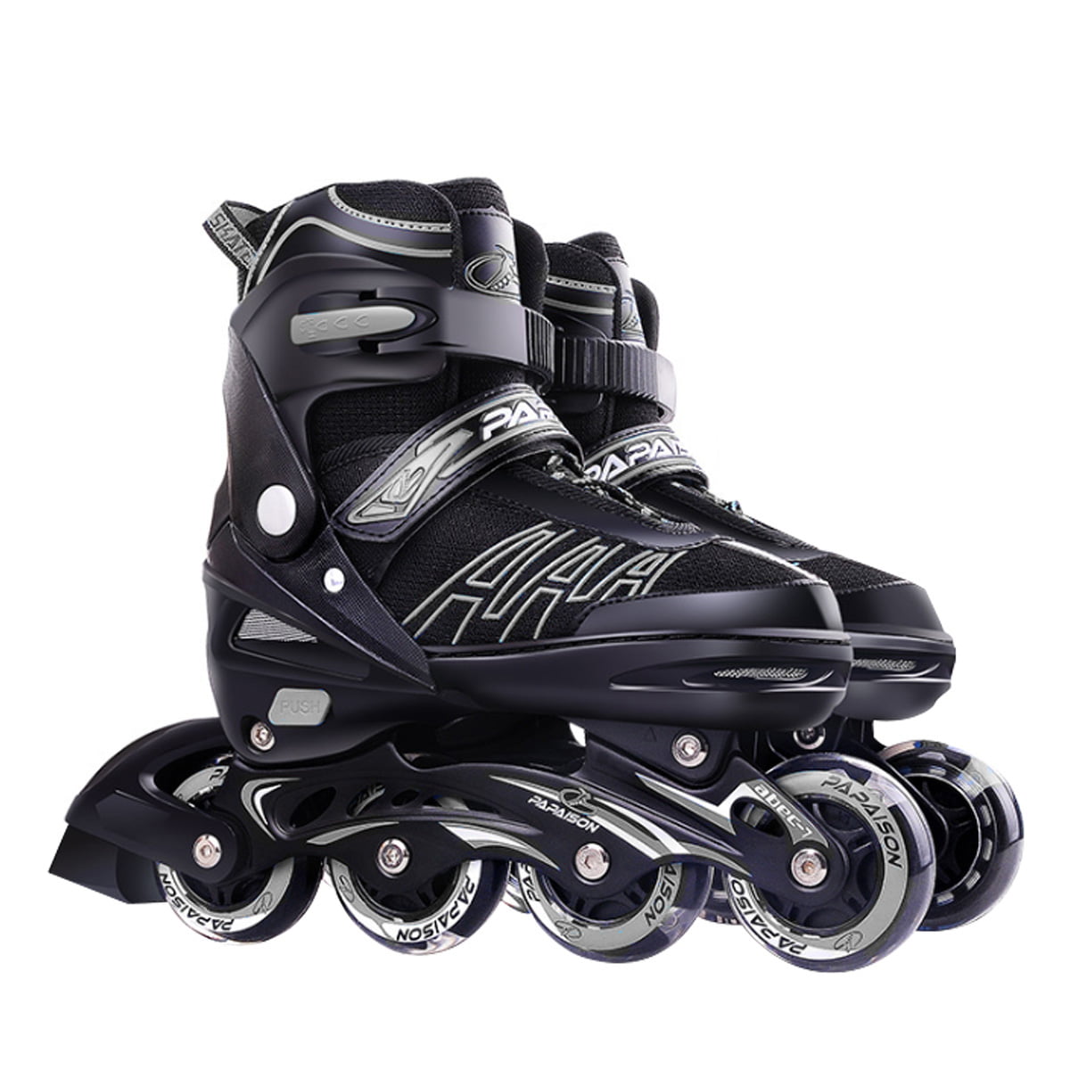 Details about   Kids Inline Skates Illuminating Wheel Adjustable Roller Blades Girls Boys Gifts% 