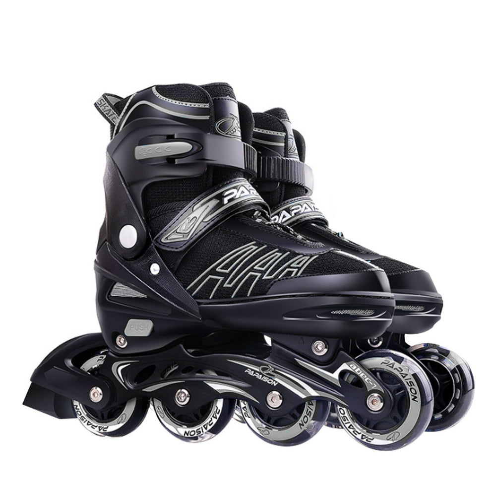 Boy/Girl's Adjustable Inline Skates with Illuminating Wheels Youth
