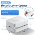 thumbnail image 2 of Abrecartas eléctrico recargable y portátil AVUMDA, 2 of 7