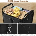 thumbnail image 4 of Large Laundry Cart with Wheels, 300L Heavy Duty Laundry Basket Organizer, Rolling Hamper for Home & Hotel, 4 of 8