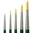 thumbnail image 3 of da Vinci NOVA Model Painting Brushes, Synthetic, All Paint Types, Round, Series 1570, Assorted Sizes, 5 Brush Set with Soap, 3 of 3