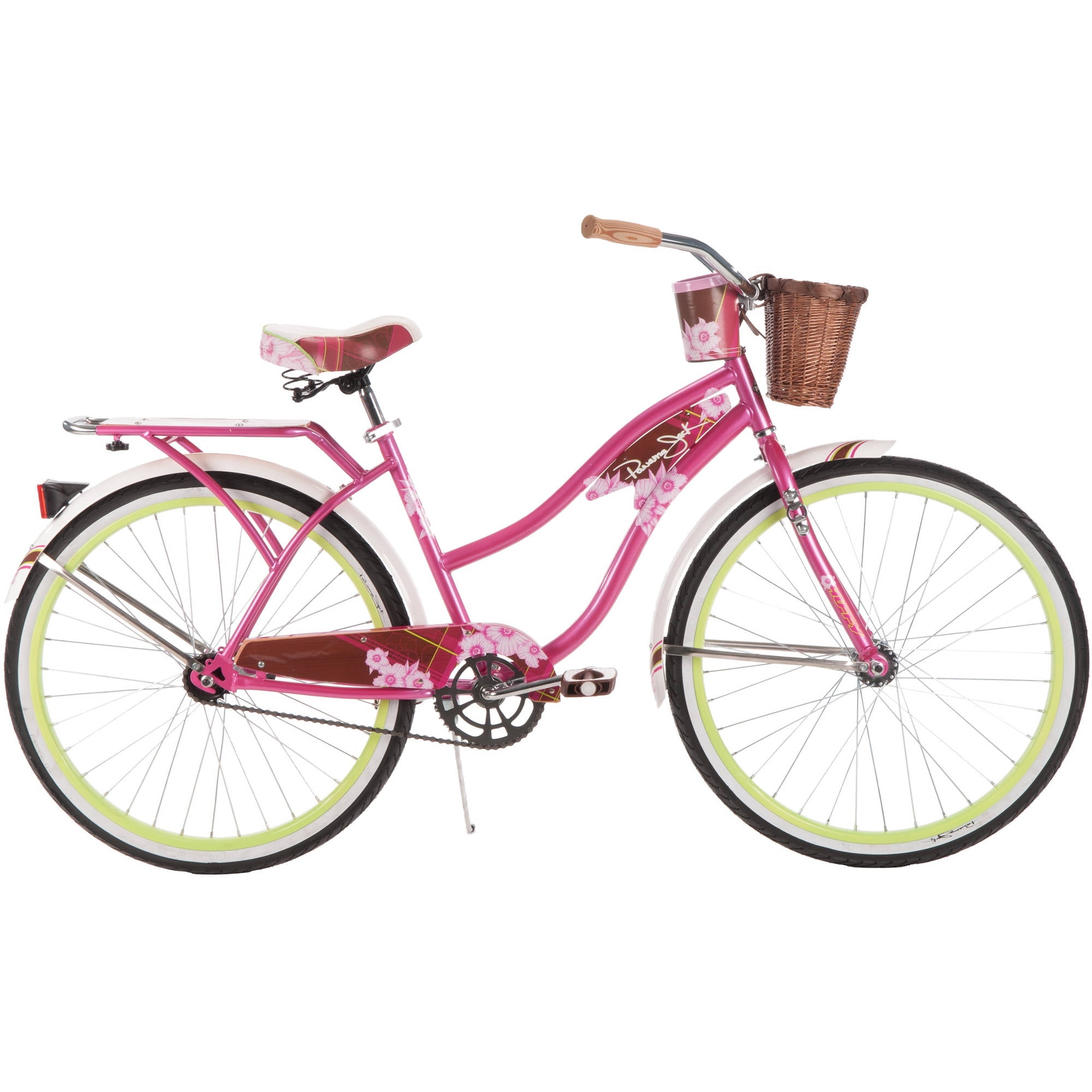 huffy panama jack beach cruiser pink