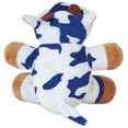 thumbnail image 2 of Petmate Zoobilee Terry Softies Plush Dog Toy, Cow, Medium 9" for Dogs 20-60 lb, Pack of 1, Multicolor, 2 of 4