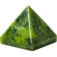 thumbnail image 2 of Green Jade Pyramid Crystal Healing Stones - 1" Inch, 2 of 4