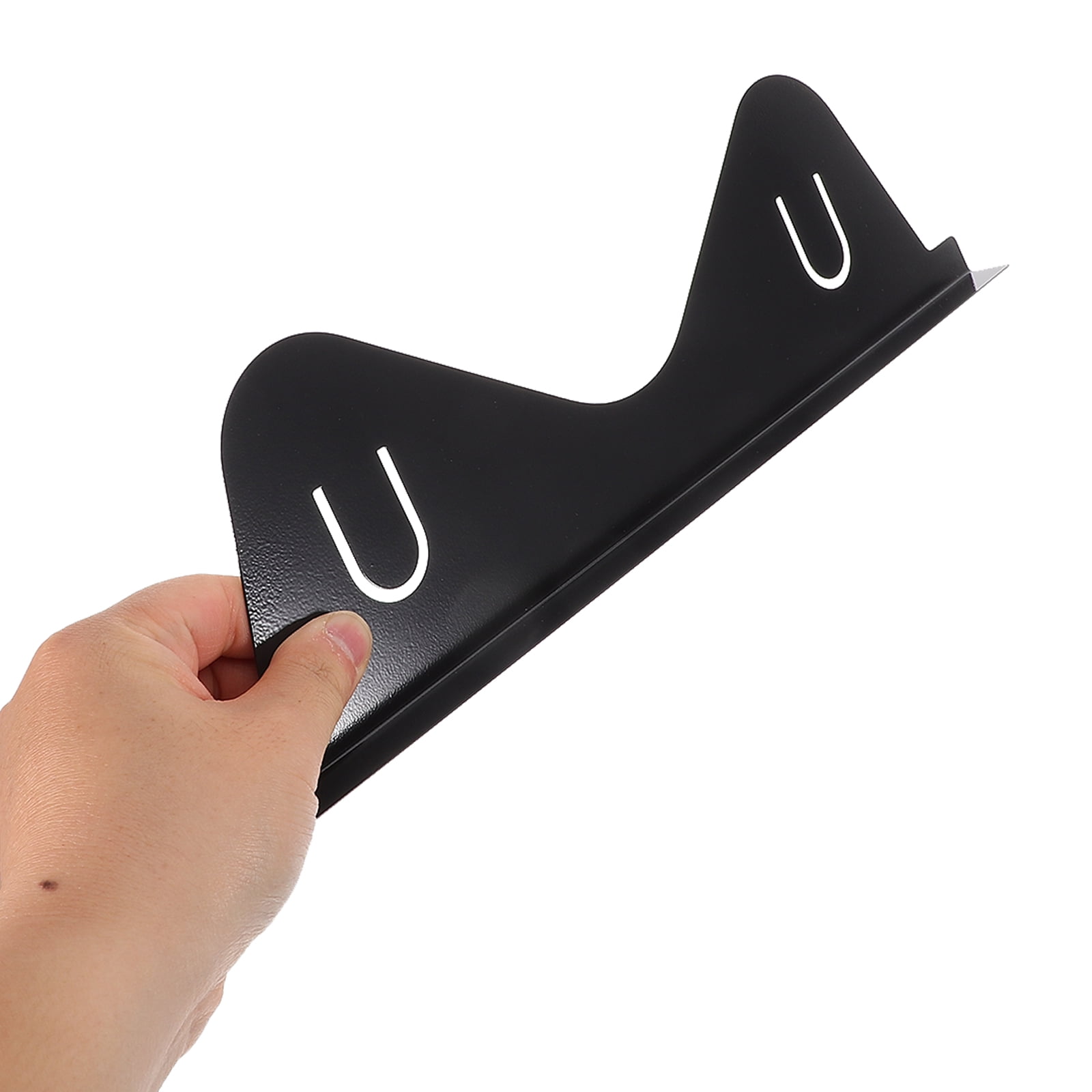 IDEANATEGRATE 4Pcs Stove Gap Guard Stove Strips Black Stainless Steel for Kitchen Use Homeowners