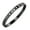 Black, variant on Stainless Steel Cubic Zirconia Designer Inspired Cuff Hinged Bangle Bracelets for Women & Men, Silver
