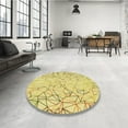 thumbnail image 3 of Ahgly Company Indoor Rectangle Patterned Sun Yellow Area Rugs, 3' x 5', 3 of 6