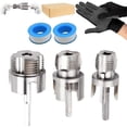 thumbnail image 1 of Pipe Tapping and Threading Tool, PVC Pipe Threader Kit, Integrated Internal & External Pipe Threading Tool, Electric Drill Compatible Rethreading Tool, Dual-Function Thread Cutter for Plastic Pipes, 1 of 1