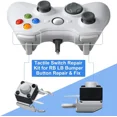 thumbnail image 3 of 37 Pcs Analog Joysticks Repair Kit Compatible with Xbox One Controllers, Include Bumper Buttons Replacement Thumbstick Hat Silicone Hat Covers with Screwdriver Parts, 3 of 6